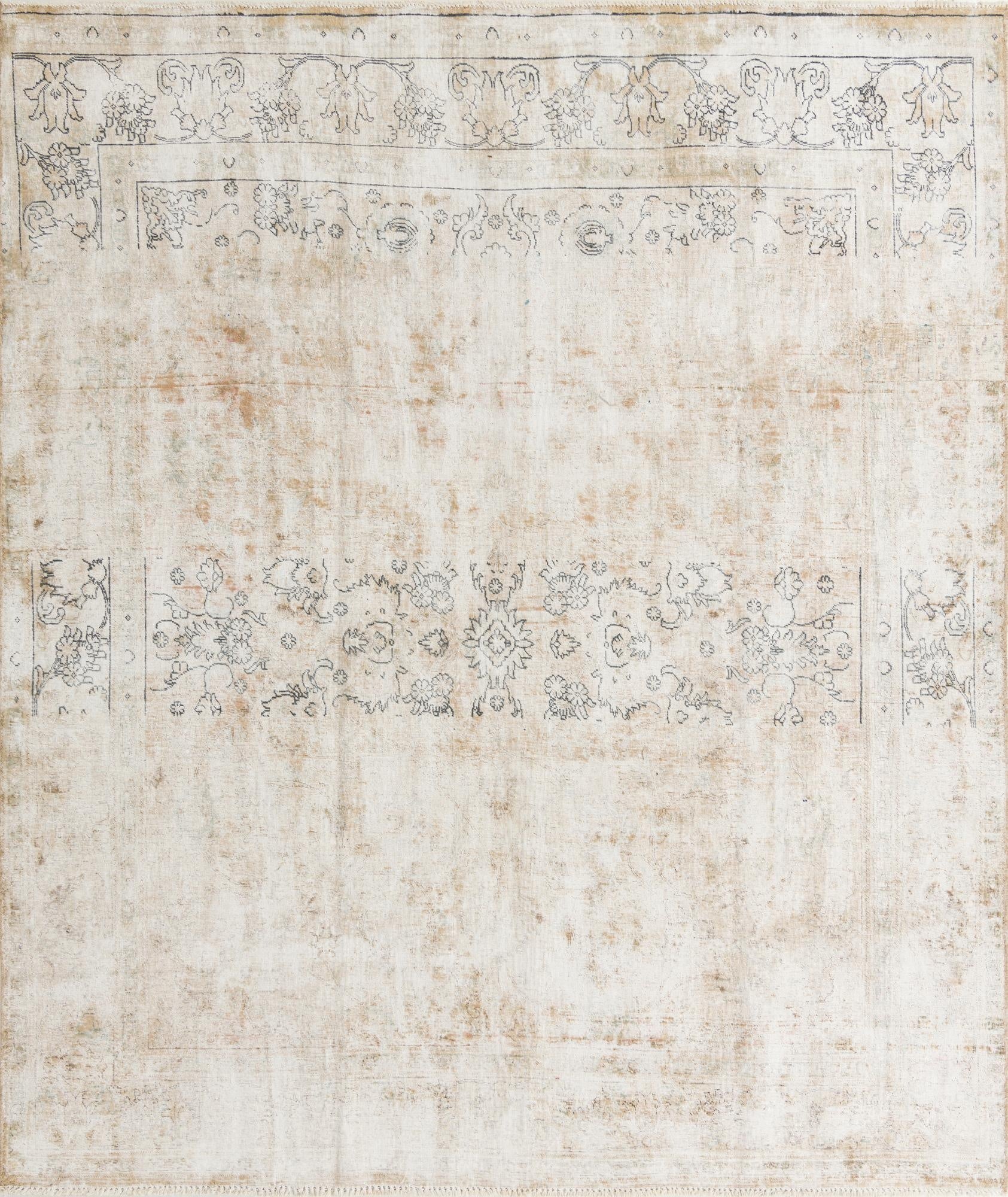 Primary image 9' 5 x 11' 1  Hand Knotted Ultra Vintage Persian Wool Rug