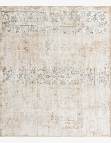 9' 5 x 11' 1 Hand Knotted Ultra Vintage Persian Wool Rug