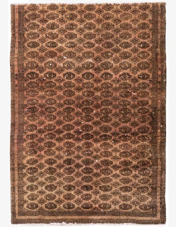 3' 2 x 4' 5 Hand Knotted Ultra Vintage Persian Wool Rug