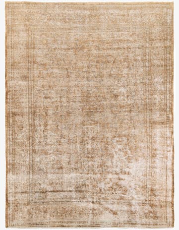 9' 6 x 12' 8 Hand Knotted Ultra Vintage Persian Wool Rug