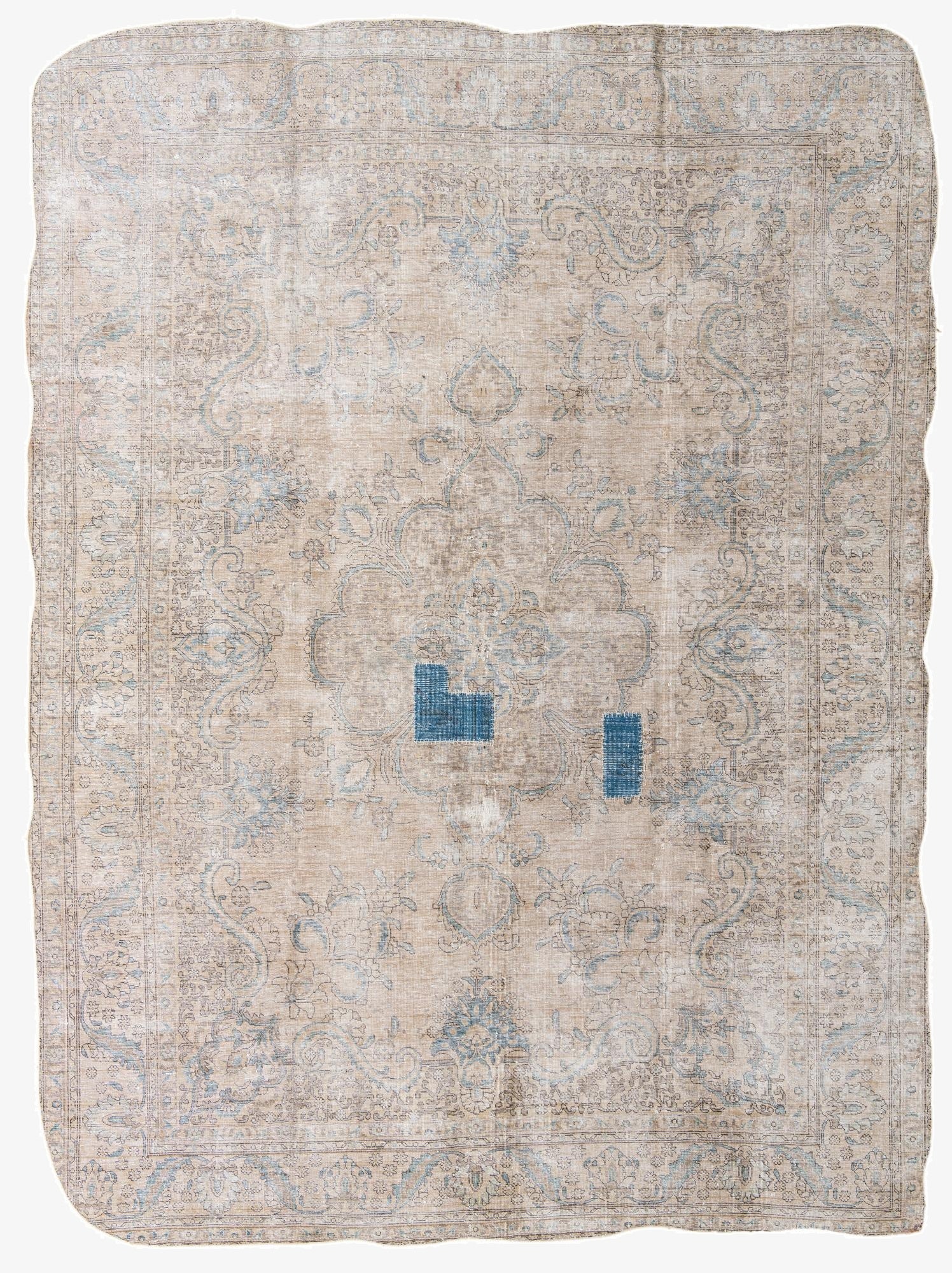 Primary image 9' 6 x 12' 10  Hand Knotted Ultra Vintage Persian Wool Rug