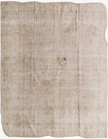 9' x 11' 2 Hand Knotted Ultra Vintage Persian Wool Rug