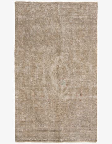 5' 6 x 9' 5 Hand Knotted Ultra Vintage Persian Wool Rug