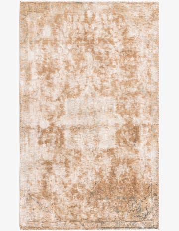 3' 5 x 5' 6 Hand Knotted Ultra Vintage Persian Wool Rug