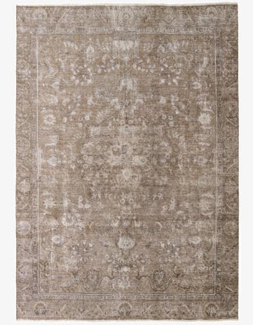 8' 9 x 12' 4 Hand Knotted Ultra Vintage Persian Wool Rug