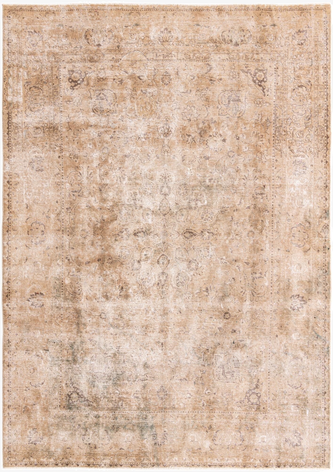 Primary image 8' 1 x 11' 4  Hand Knotted Ultra Vintage Persian Wool Rug