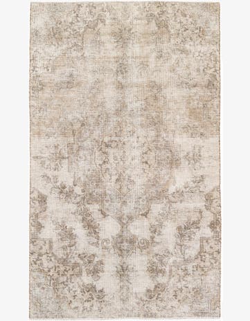 5' 1 x 8' 8 Hand Knotted Ultra Vintage Persian Wool Rug