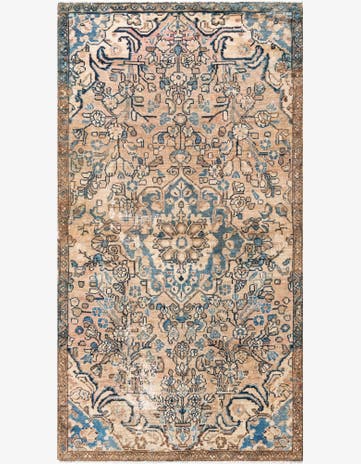 3' 6 x 6' 8 Hand Knotted Ultra Vintage Persian Wool Rug