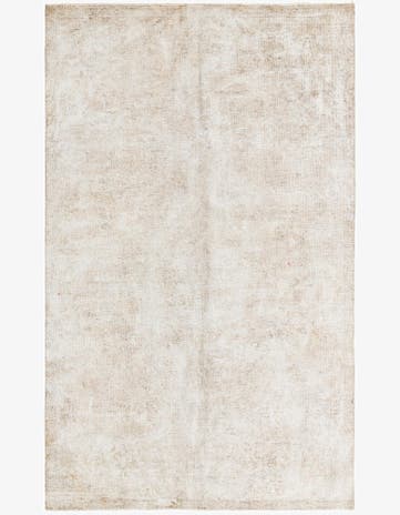 4' 9 x 7' 10 Hand Knotted Ultra Vintage Persian Wool Rug