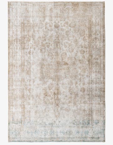 7' x 10' Hand Knotted Ultra Vintage Persian Wool Rug