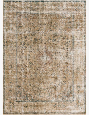 8' 1 x 10' 9 Hand Knotted Ultra Vintage Persian Wool Rug