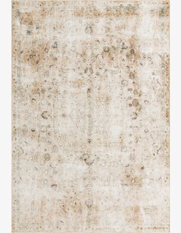 7' 3 x 10' 5 Hand Knotted Ultra Vintage Persian Wool Rug