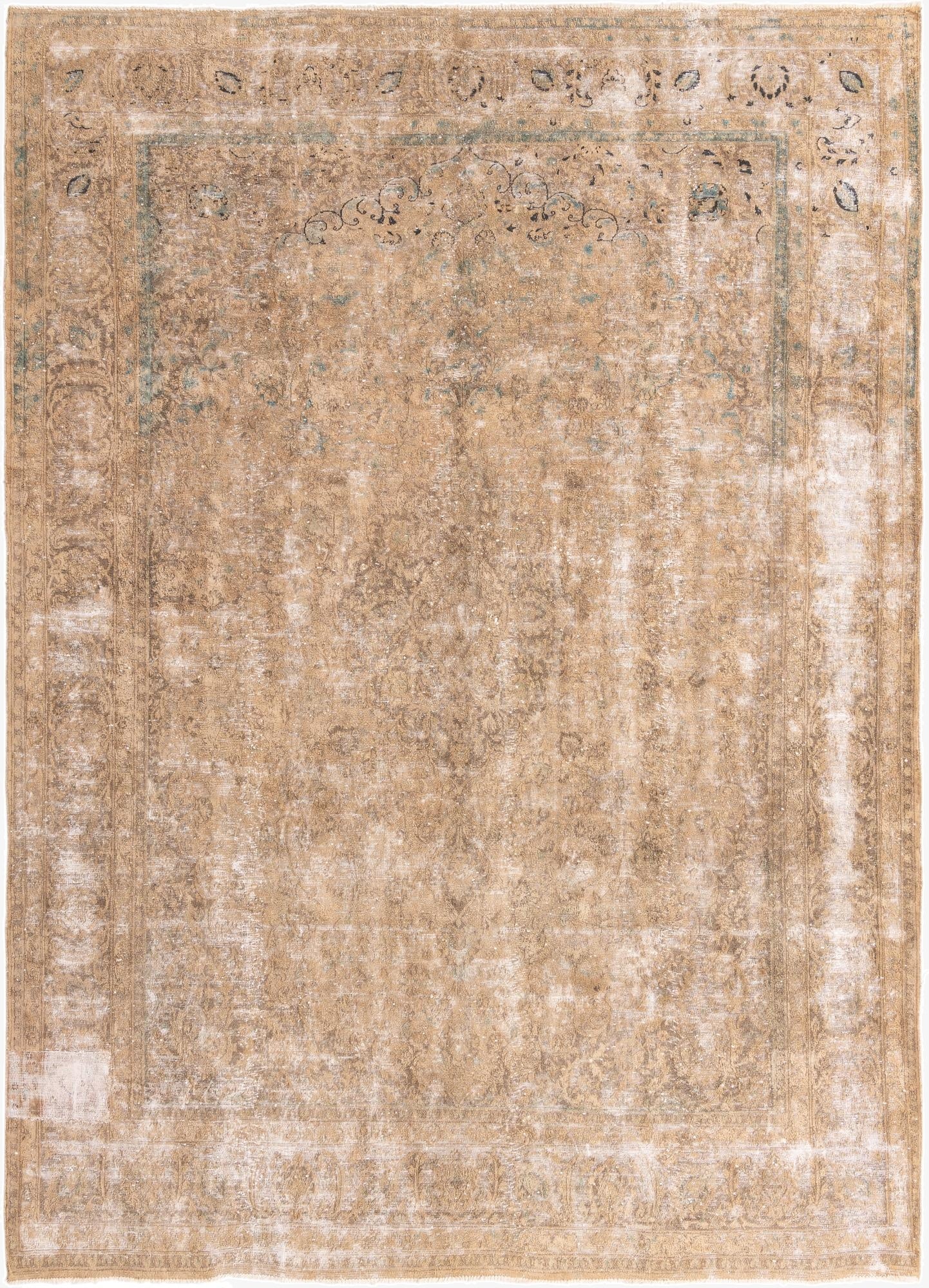 Primary image 9' 6 x 13' 4  Hand Knotted Ultra Vintage Persian Wool Rug