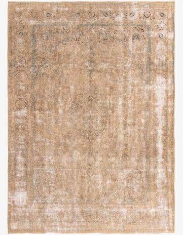 9' 6 x 13' 4 Hand Knotted Ultra Vintage Persian Wool Rug