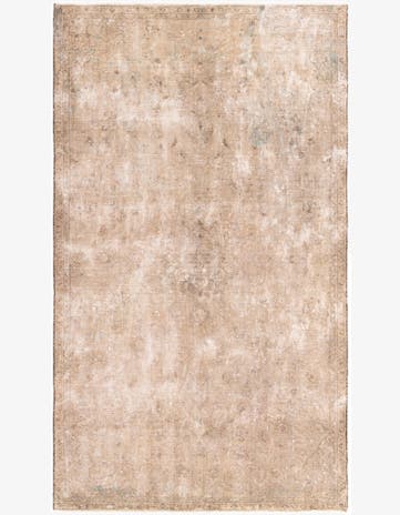 5' 5 x 9' 5 Hand Knotted Ultra Vintage Persian Wool Rug