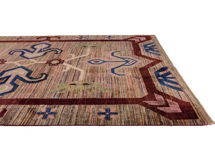 Detail image of 8' x 9' 10 Hand Knotted Ziegler Modern Rug