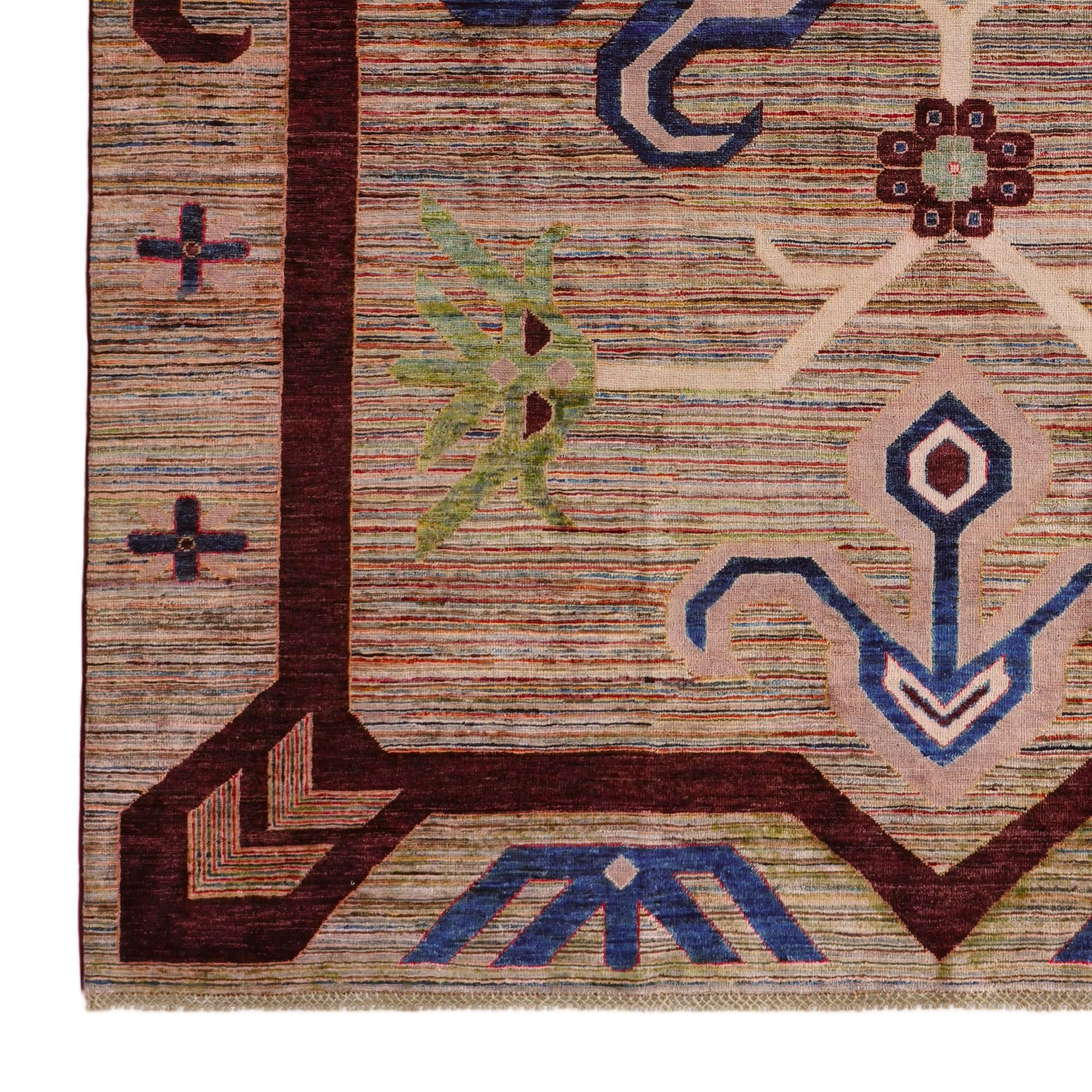 8' x 9' 10 Hand Knotted Ziegler Modern Rug