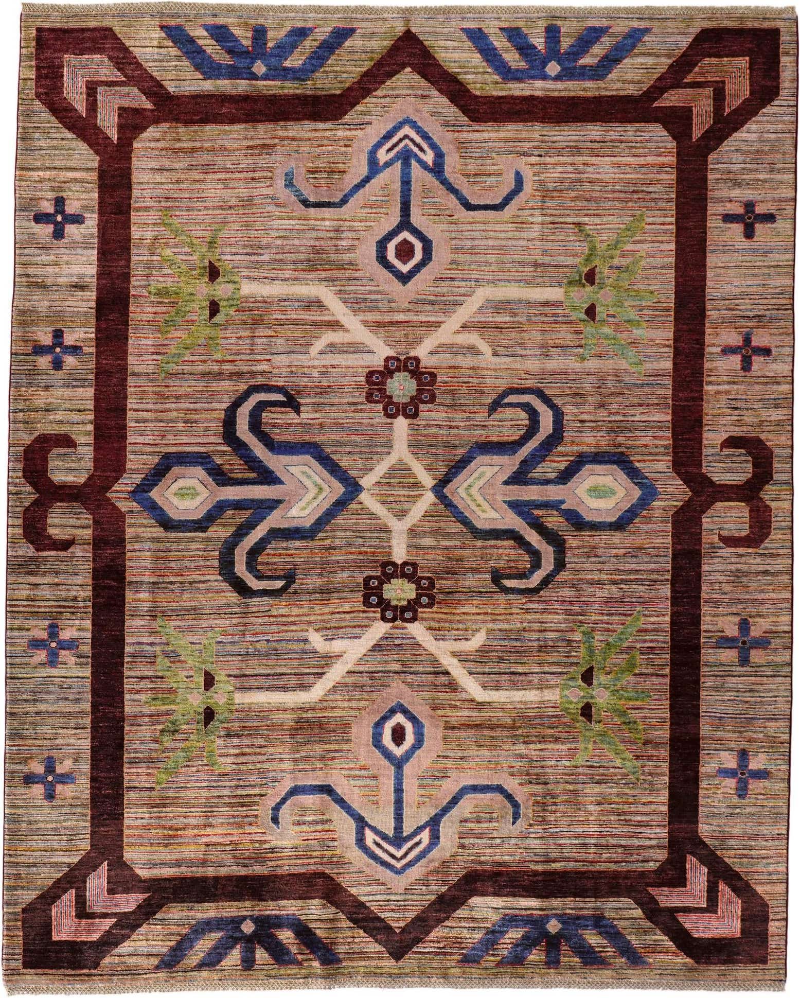 8' x 9' 10 Hand Knotted Ziegler Modern Rug