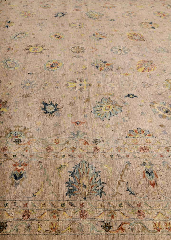 12' 9 x 16' 6 Hand Knotted Ziegler Oriental Rug