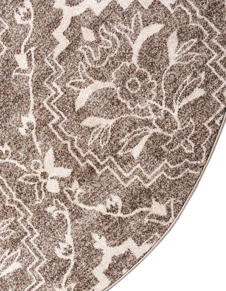 Detail image of 8' x 8' Damask Round Rug