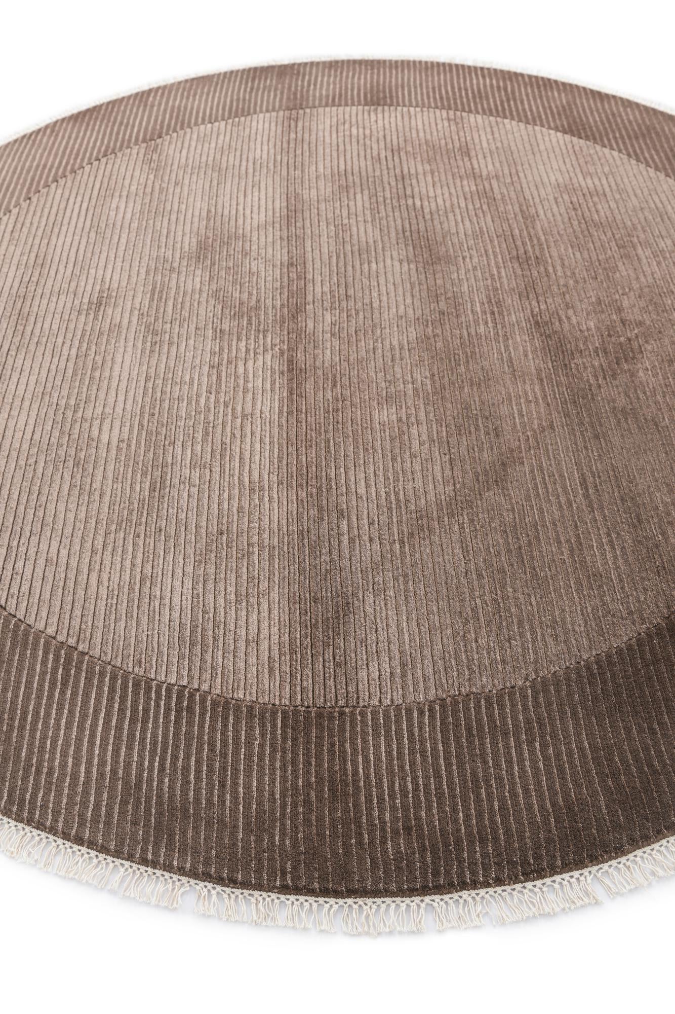 6' 5 x 6' 5 Hand Knotted Darya Wool Round Rug