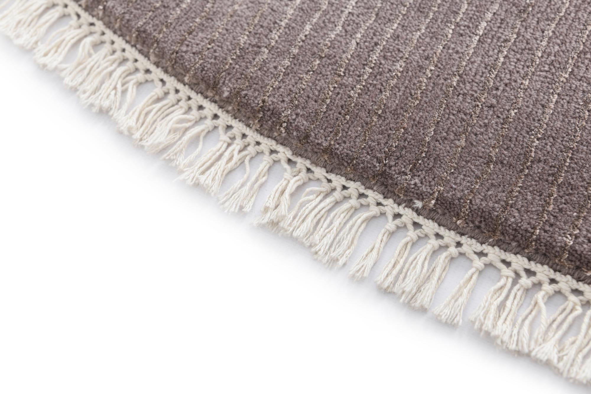 6' 8 x 6' 8 Hand Knotted Darya Wool Round Rug