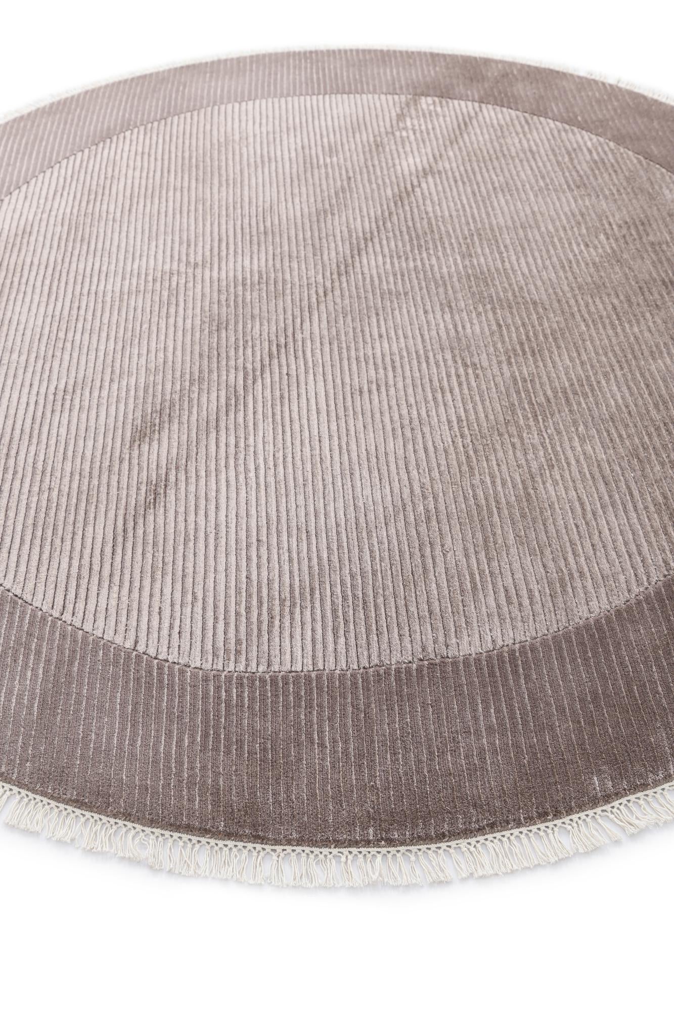 6' 7 x 6' 7 Hand Knotted Darya Wool Round Rug
