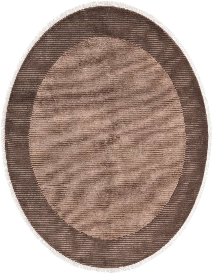 Detail image of 6' 6 x 6' 6 Hand Knotted Darya Wool Round Rug