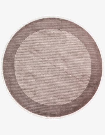 6' 7 x 6' 7 Hand Knotted Darya Wool Round Rug