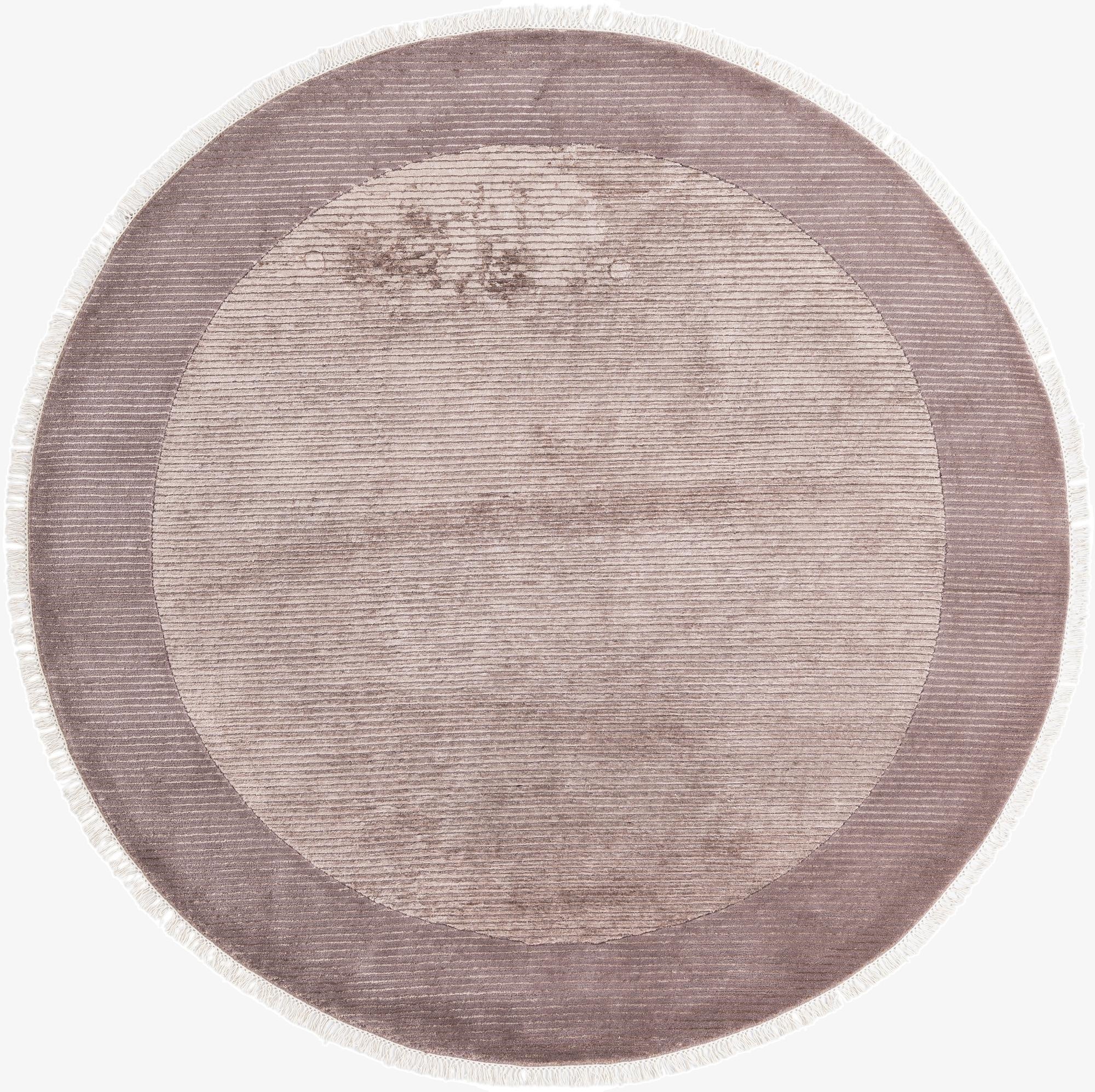 6' 8 x 6' 8  Hand Knotted Darya Wool Round Rug