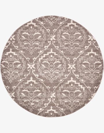Light Brown Diana Round Rug
