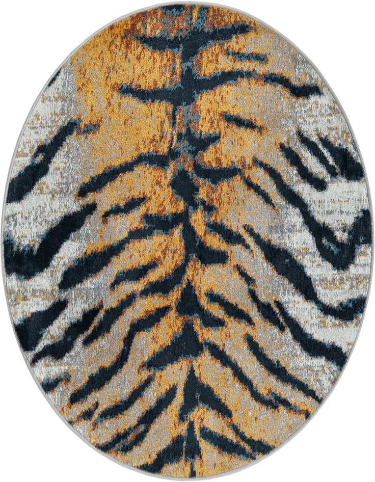 Detail image of 3' 3 x 3' 3 Kamala Washable Round Rug