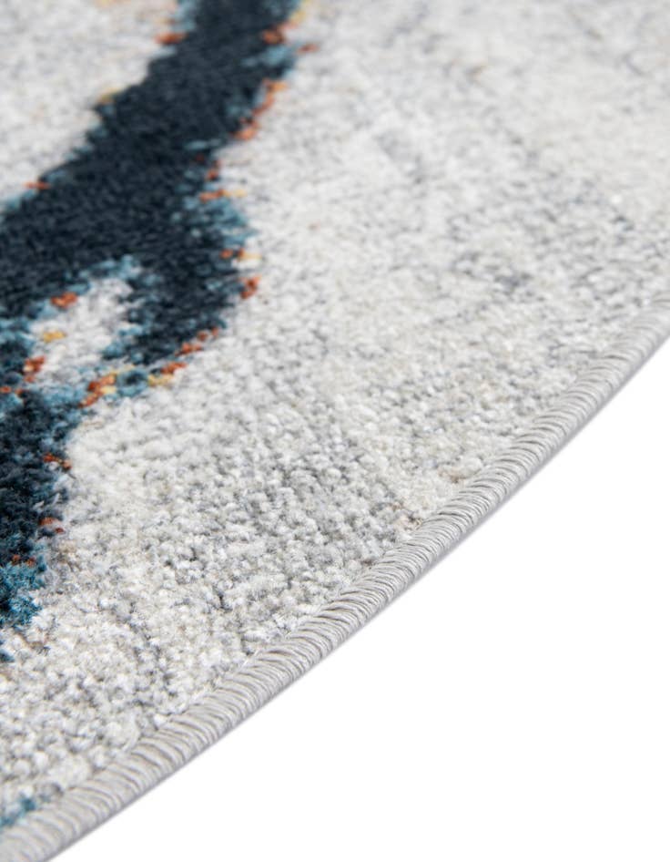 Detail image of 3' 3 x 3' 3 Kamala Washable Round Rug