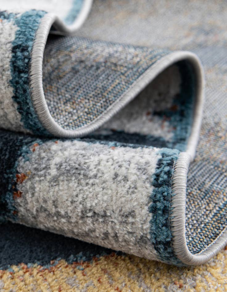 Detail image of 3' 3 x 3' 3 Kamala Washable Round Rug