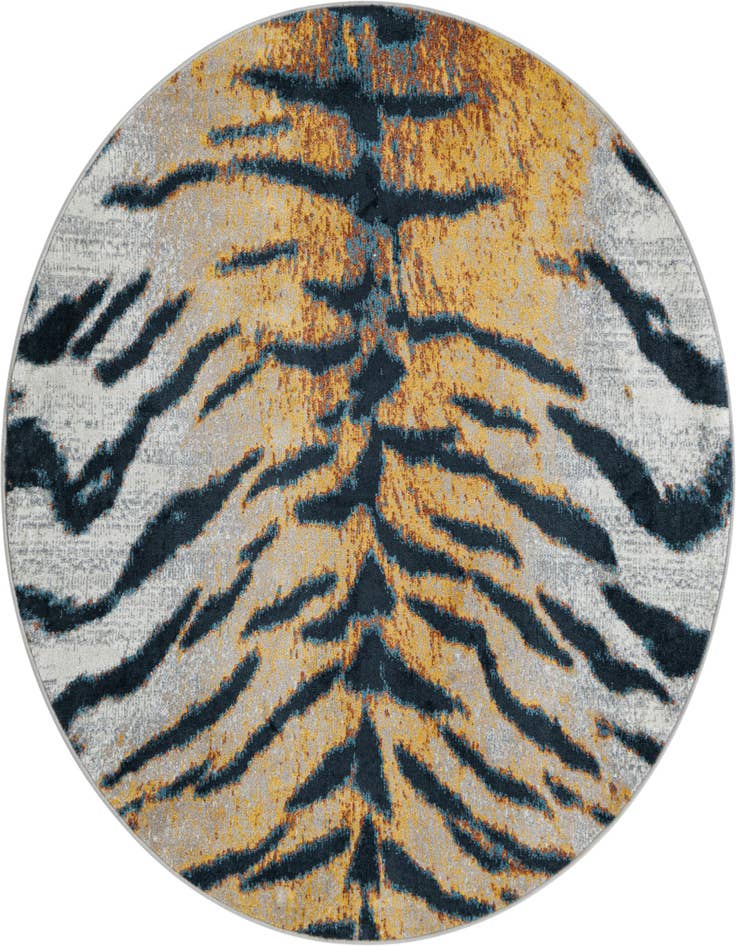 Detail image of 5' 3 x 5' 3 Kamala Washable Round Rug