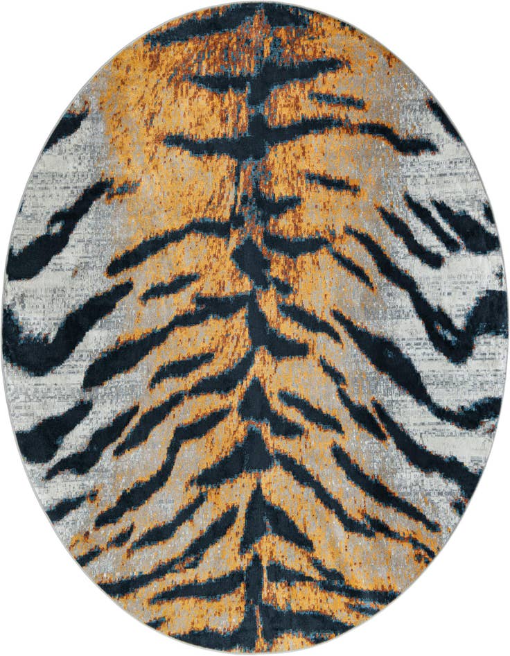 Detail image of 7' 10 x 7' 10 Kamala Washable Round Rug