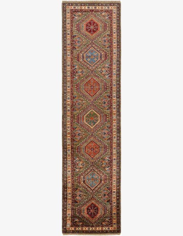 2' 8 x 10' 8 Hand Knotted Kazak Round Rug
