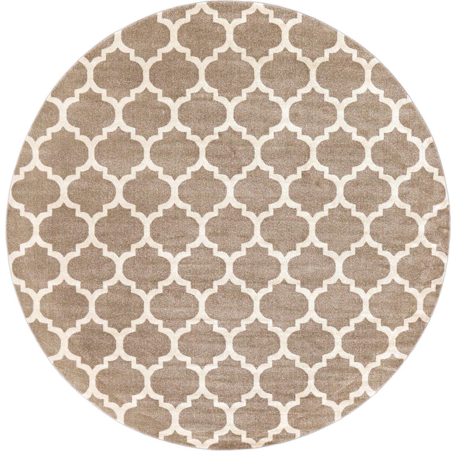 10' x 10' Lattice Round Rug