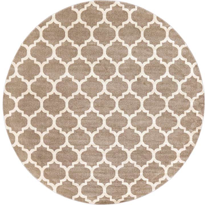 10' x 10' Lattice Round Rug