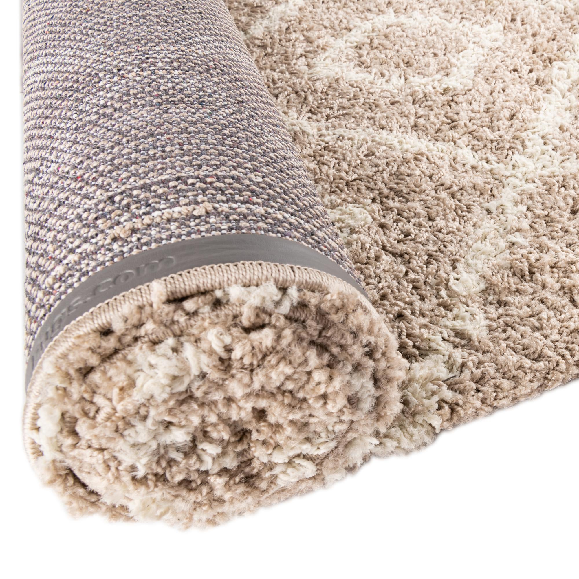 10' x 10' Lattice Shag Round Rug