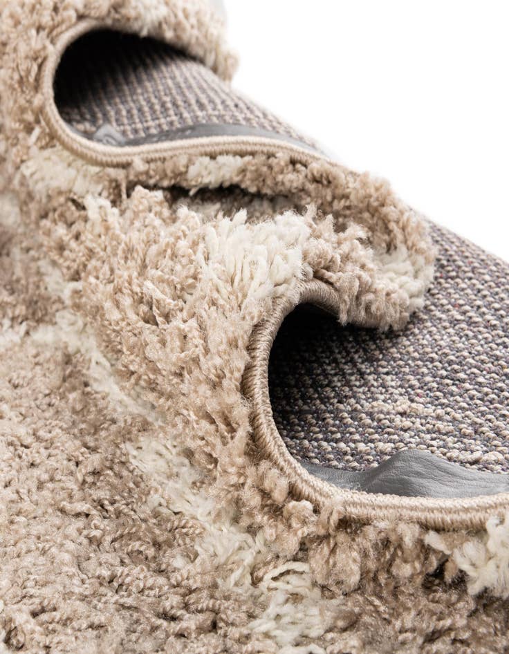 Detail image of 183cm x 183cm Trellis Shag Round Alfombra