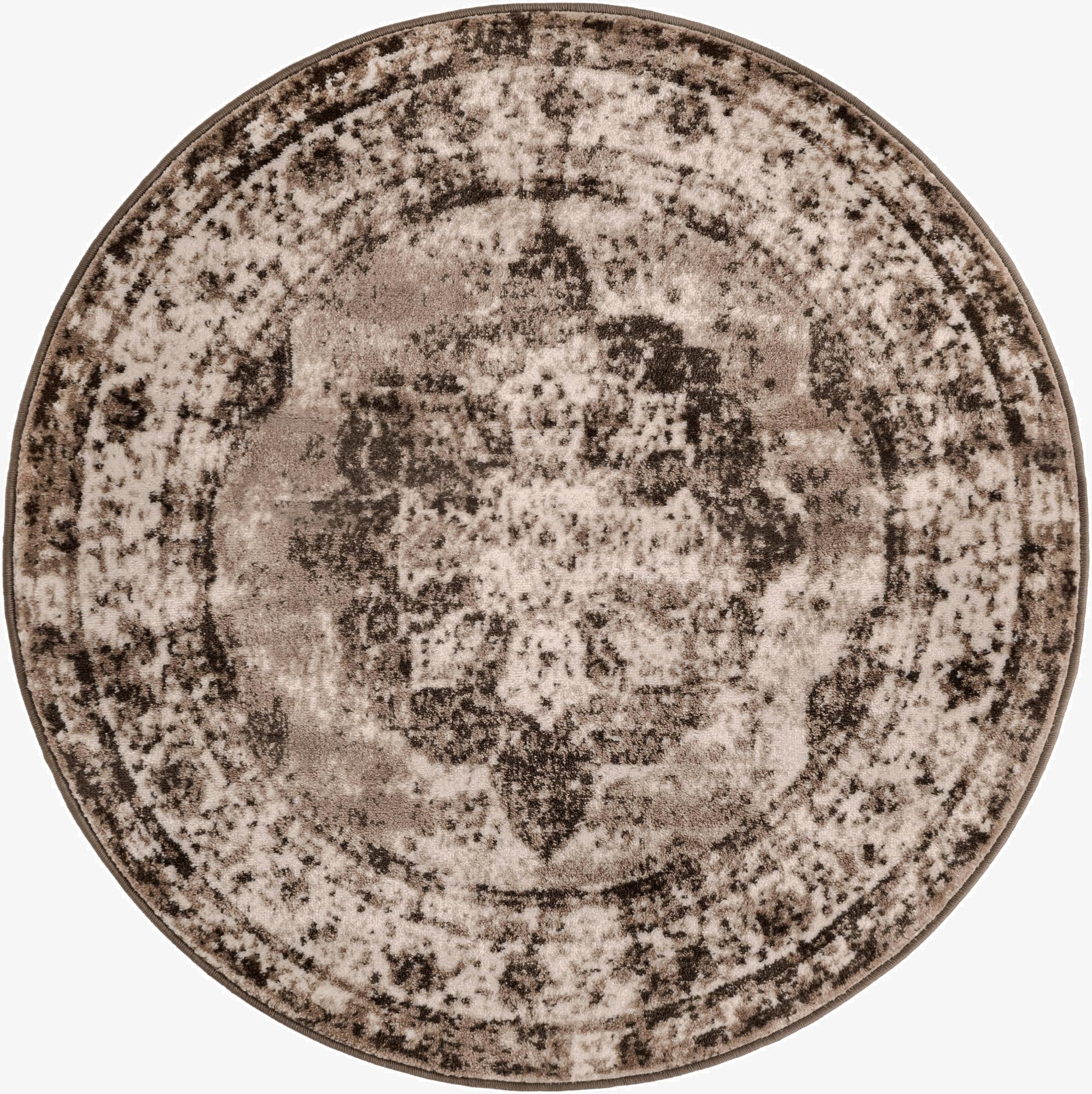 4' 1 x 4' 1 Monte Carlo Round Rug