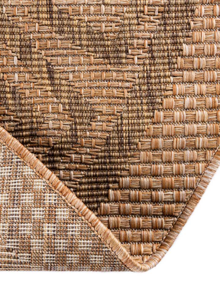6' x 6' Easy-Clean Border Indoor / Outdoor Round Rug