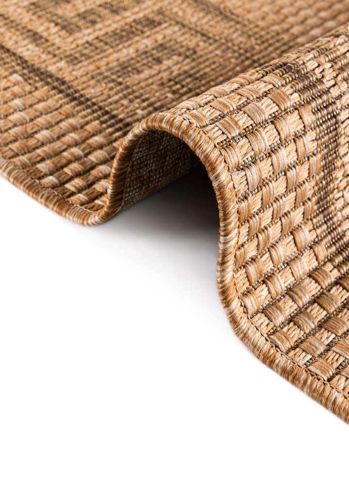 6' x 6' Easy-Clean Border Indoor / Outdoor Round Rug