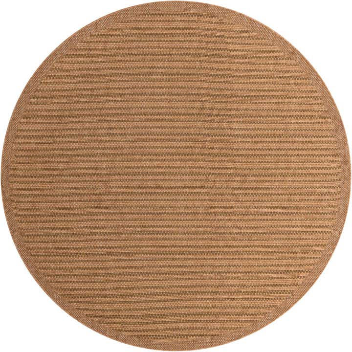 10' x 10' Easy-Clean Border Indoor / Outdoor Round Rug