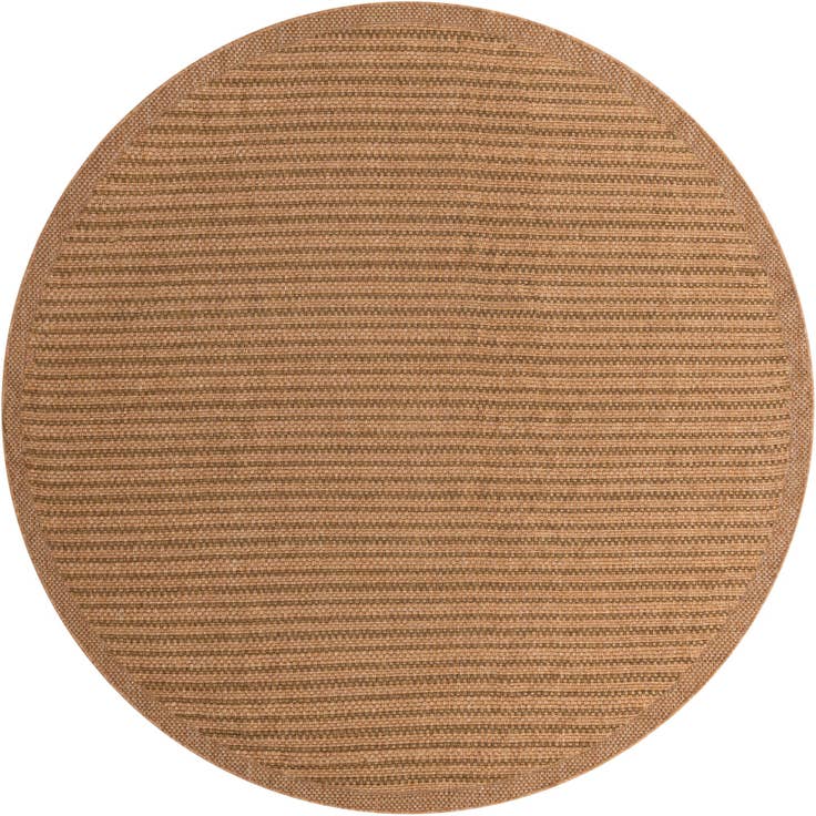 Detail image of 10' x 10' Easy-Clean Border Indoor / Outdoor Round Rug