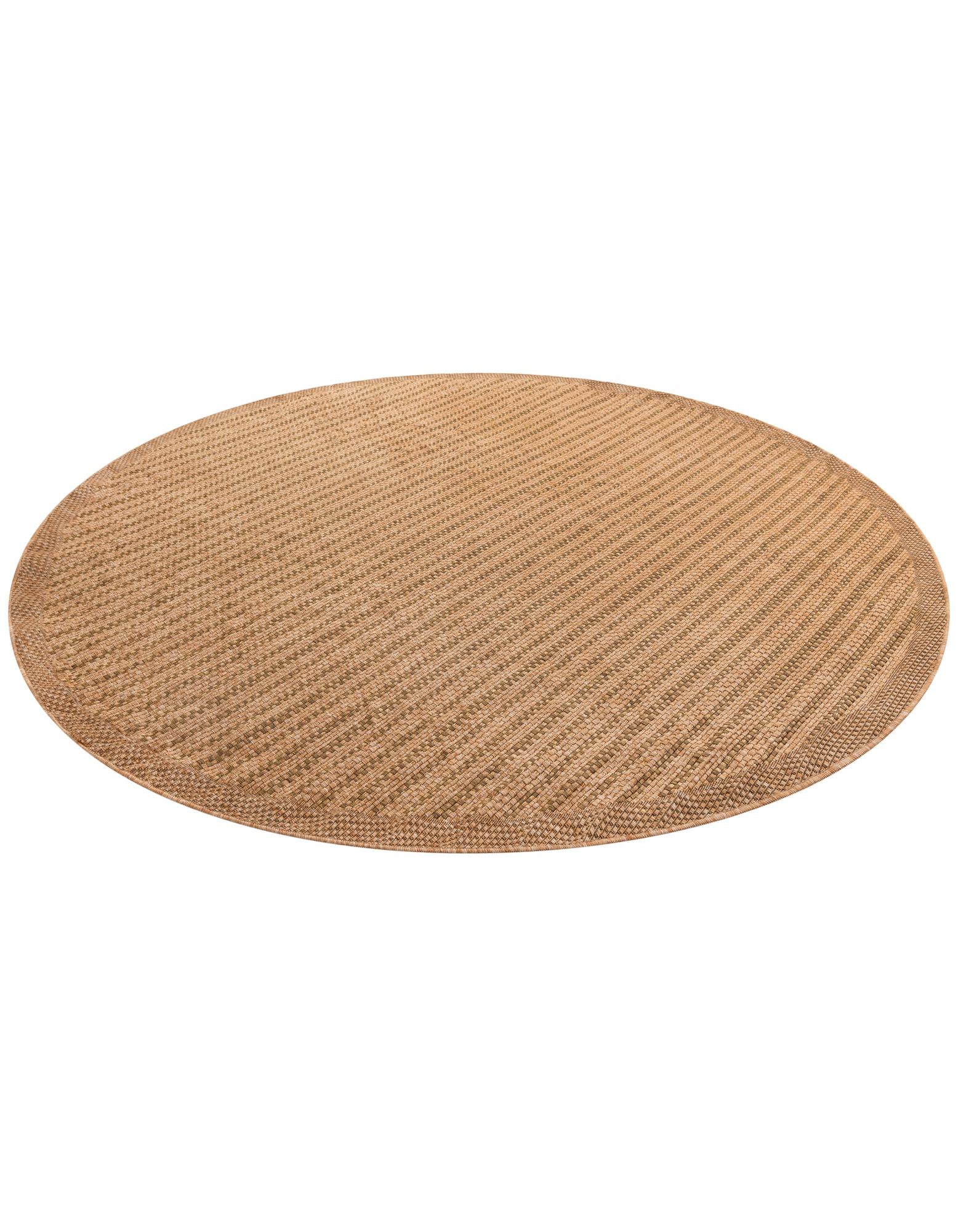 10' x 10' Easy-Clean Border Indoor / Outdoor Round Rug