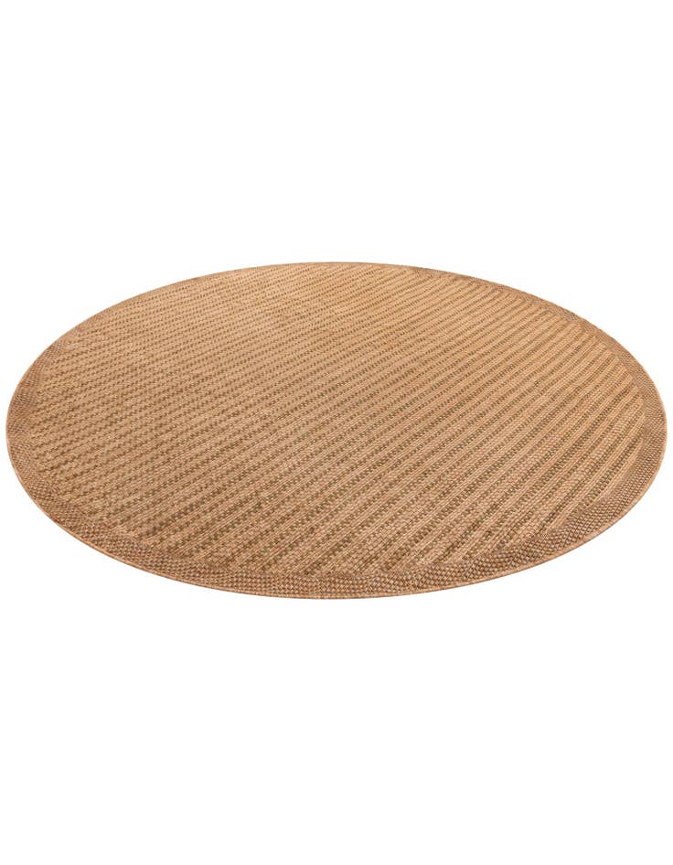 Detail image of 10' x 10'  Washable Border Indoor / Outdoor Round Rug