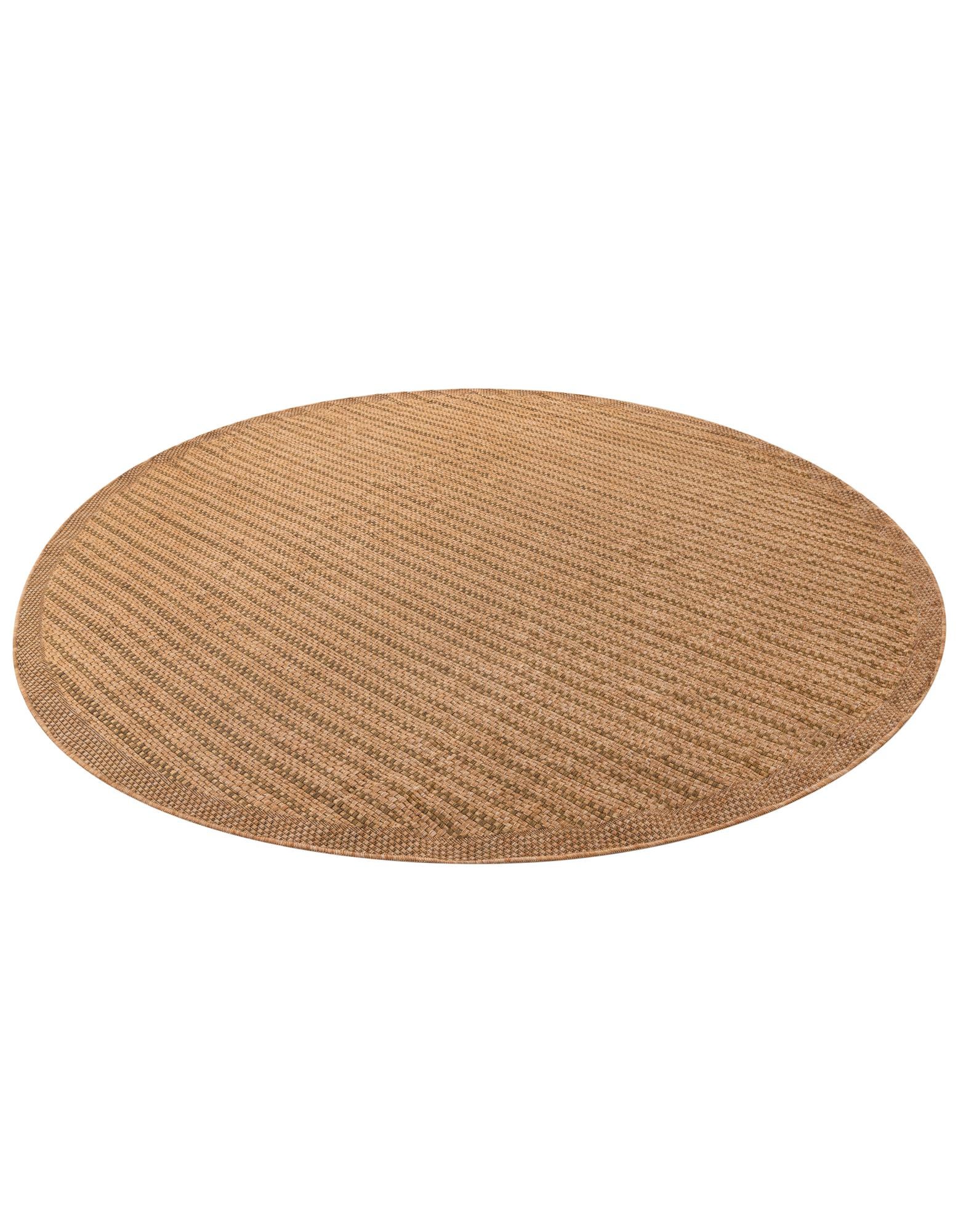 10' x 10' Easy-Clean Border Indoor / Outdoor Round Rug