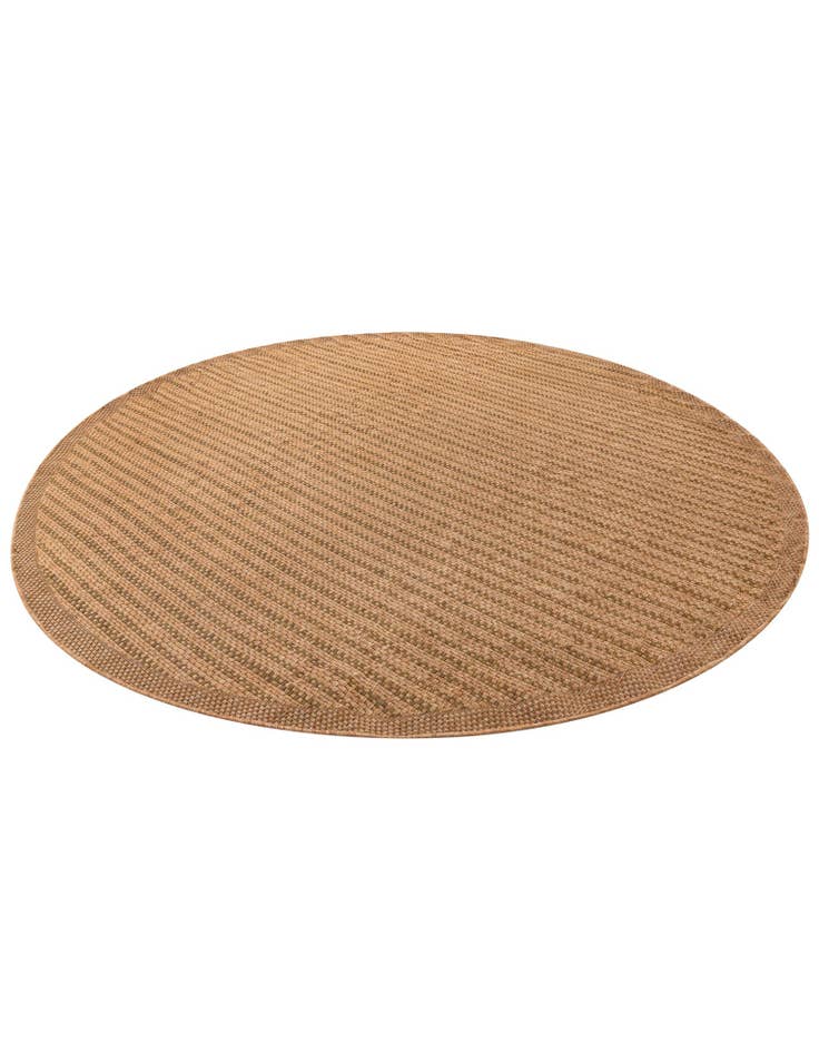 Detail image of 10' x 10'  Washable Border Indoor / Outdoor Round Rug